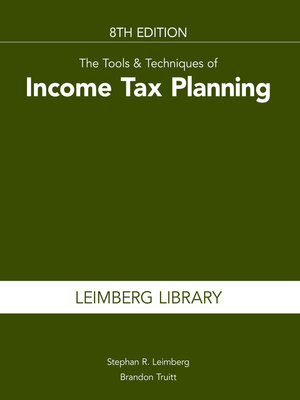 cover image of The Tools & Techniques of Income Tax Planning